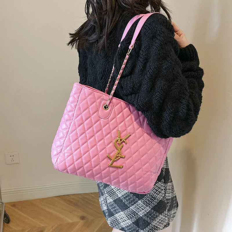 Elegant Designer Leather Tote Bag