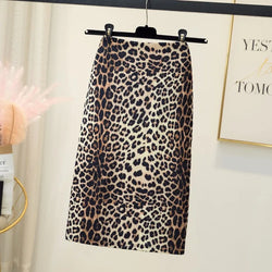 Vintage Flower Print Bodycon Pencil Skirt