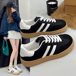 Round toe sports running work vulcanized shoes
