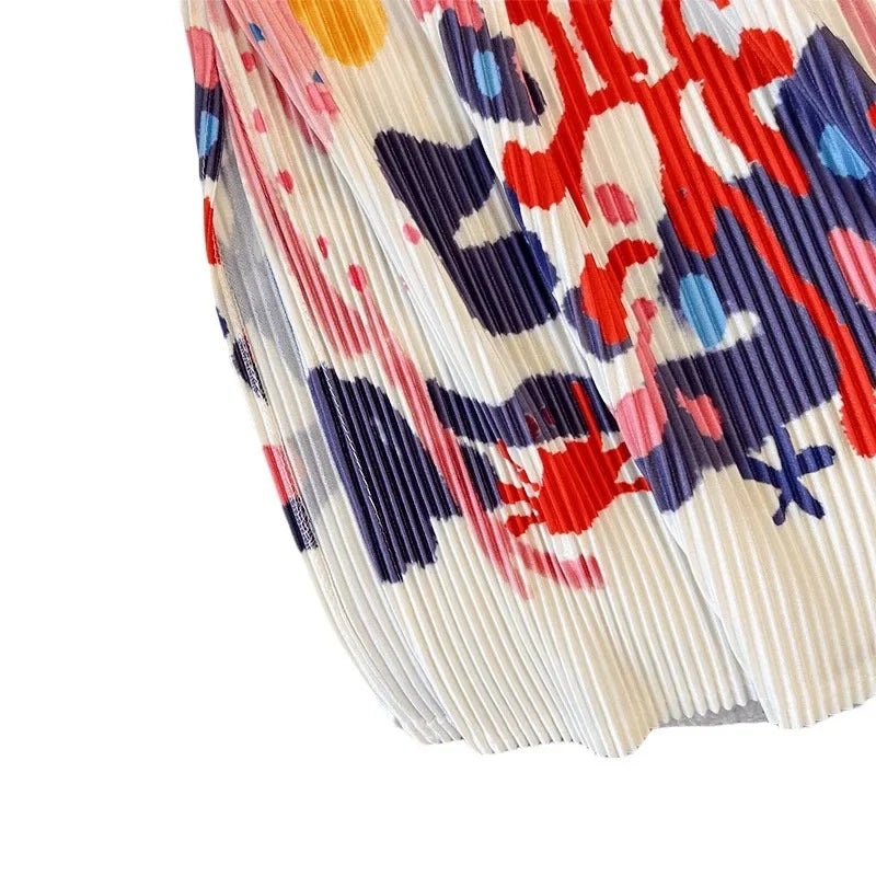 Vintage High-Waisted Slimming A- Line Skirt
