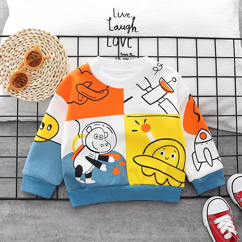 Baby Boys Girl Cartoon Cotton Casual T-Shirt Sportswear