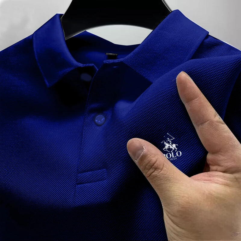 Business Polo high-quality short sleeved