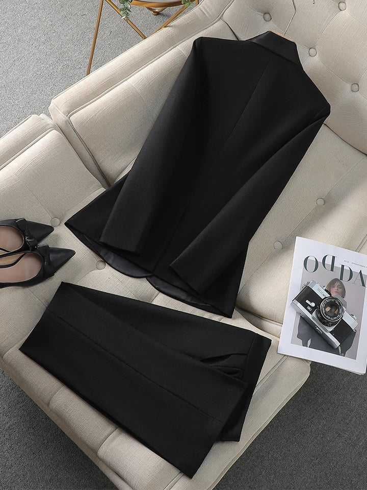 Elegant Business Blazer Jacket And Trouser