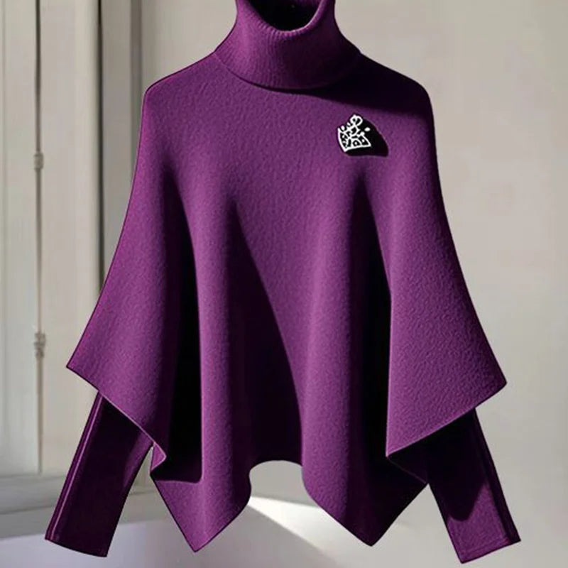 Winter New Knitting Top Tee Turtleneck Long Sleeve Pullovers