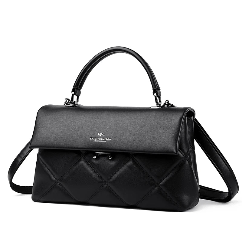 Designer Luxury Shoulder Soft Leather Crossbody Bag