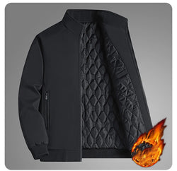 Thick Stand Collar Winter Jacket Men
