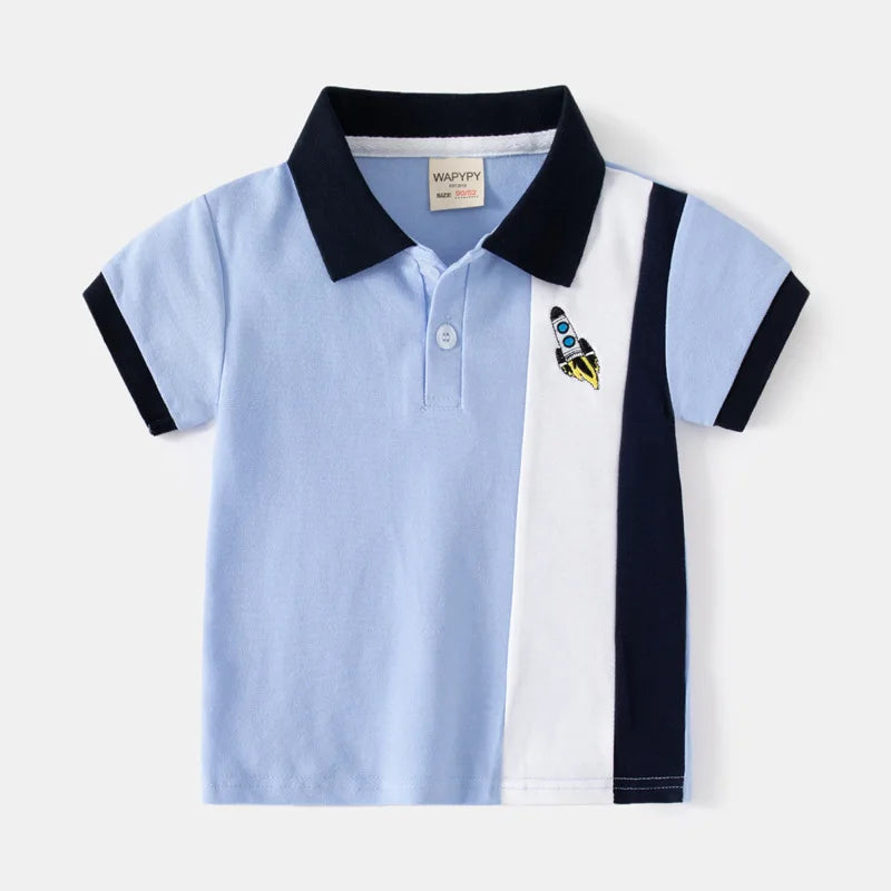 Polo Shirts Luxury Stand Collar Sport
