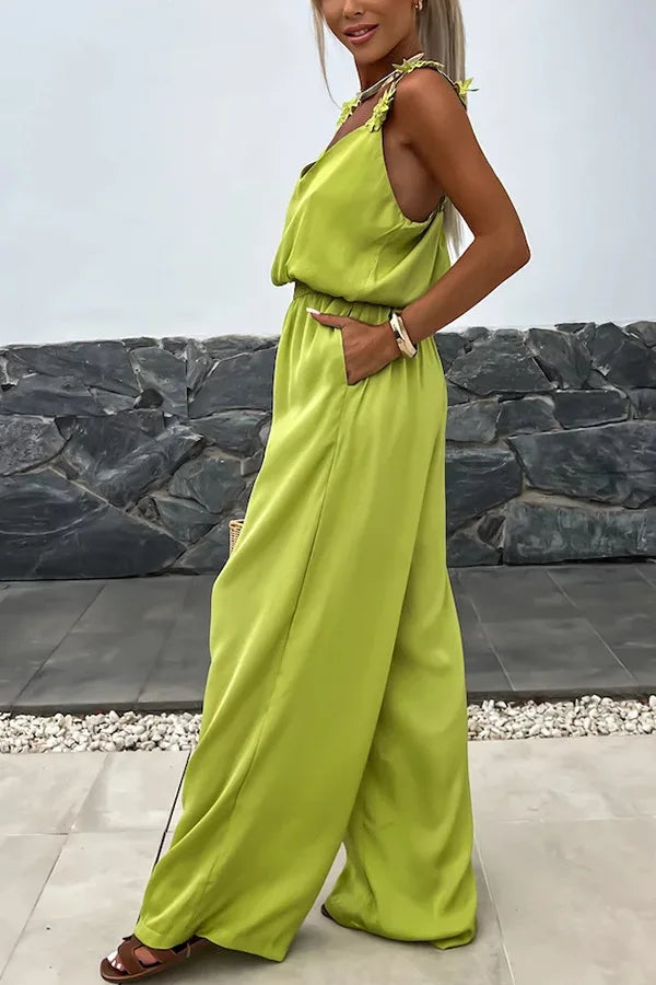 Casual Summer Loose Long Jumpsuit