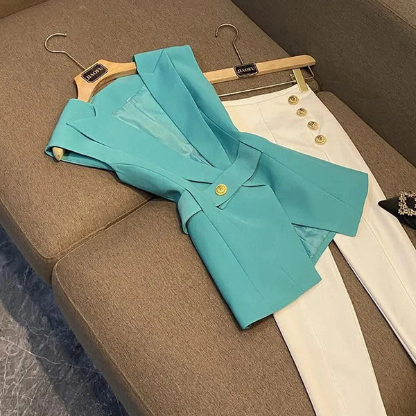 Elegant high-end Sleeveless Vest Versatile Waistcoat Top