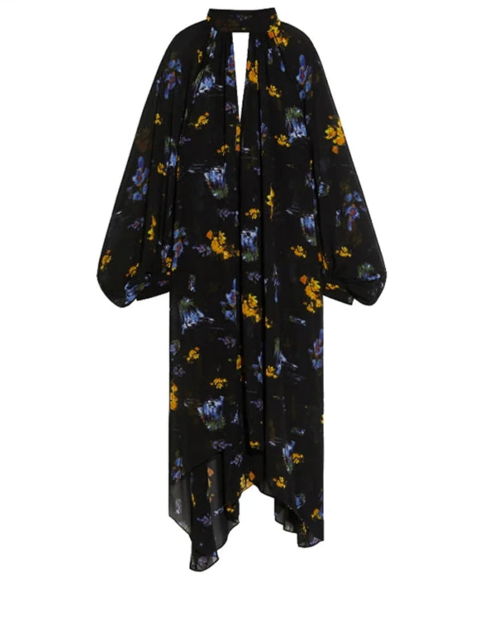 Elegant Boho Long Loose Chic Turtleneck Dress