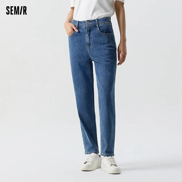 Semir Jeans Women Simple Tapered Trousers