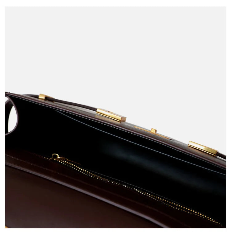 CAMINA Leather Shoulder Crocodile Handbag