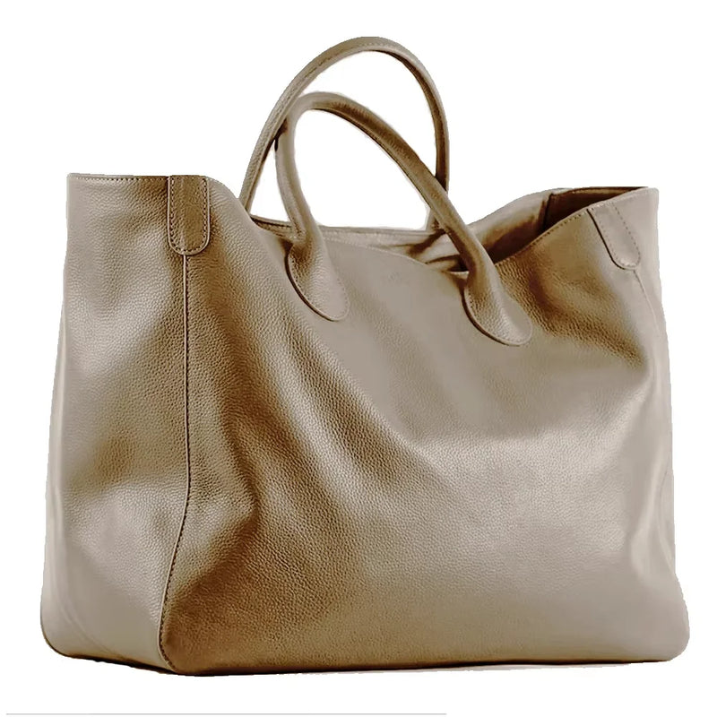 Natural Leather Top Cow Hide Leather Handbag