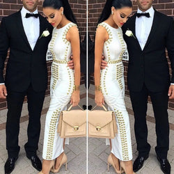 Classical Sleeveless O-Neck Sexy Bodycon Long Dress