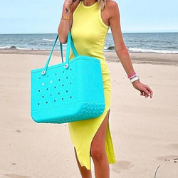 Beach EVA Bogg Rubber Waterproof Travel Tote Bag