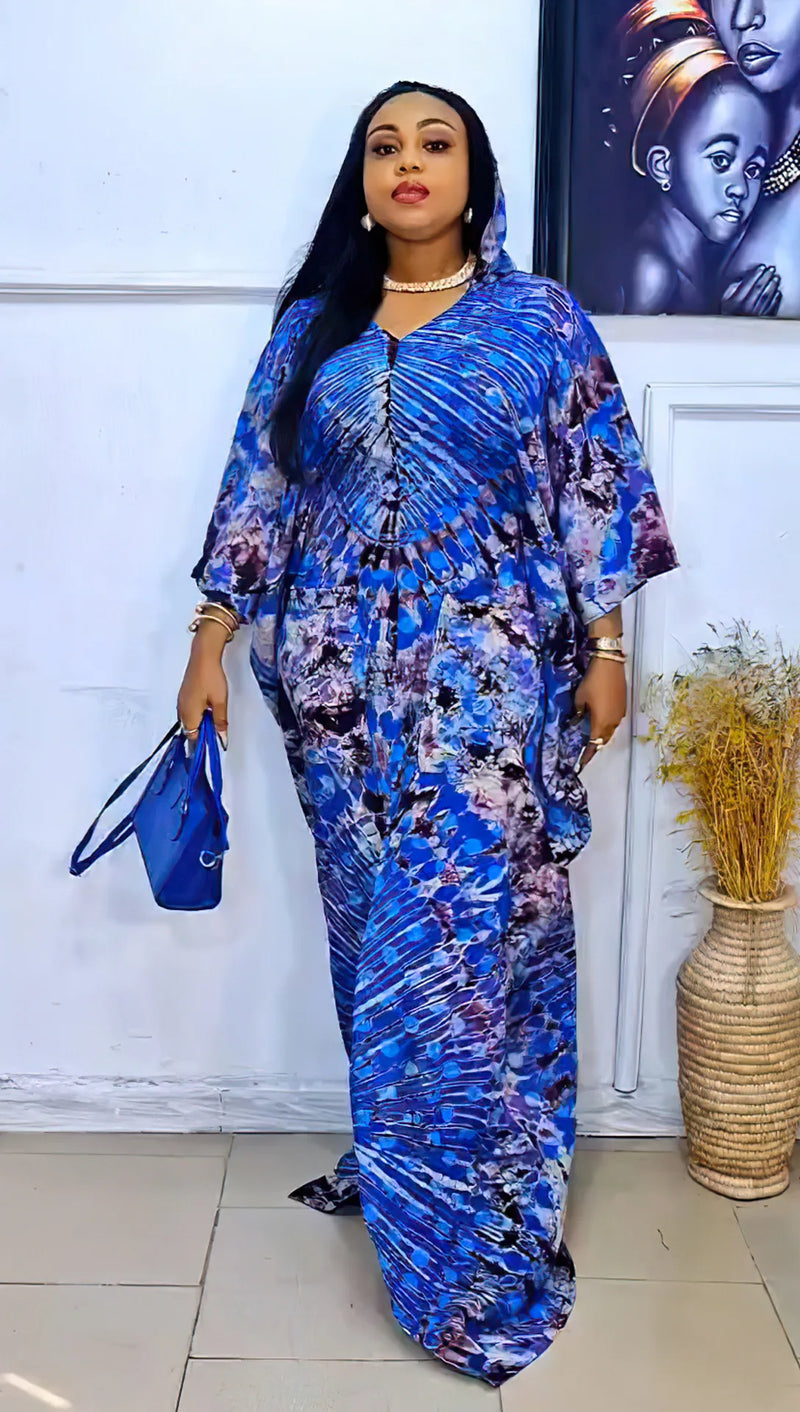 Dashiki Kaftan Maxi Long Dress