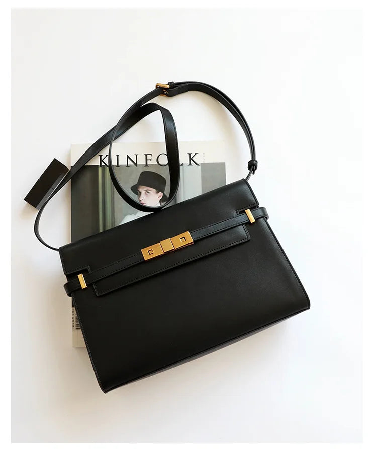 CAMINA Leather Shoulder Crocodile Handbag