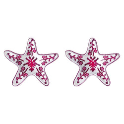 Enamel Crab Drop Earrings