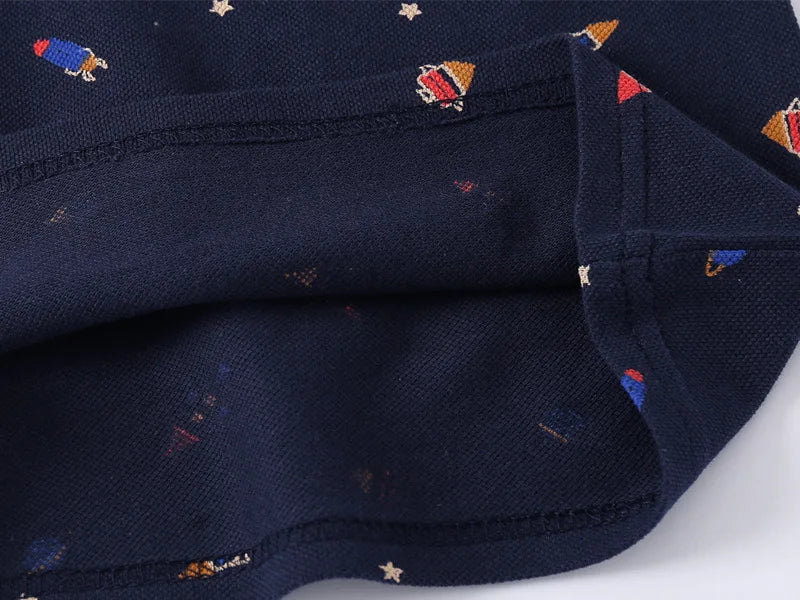 Polo Shirts Luxury Stand Collar Sport