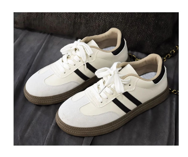 Round toe sports running work vulcanized shoes