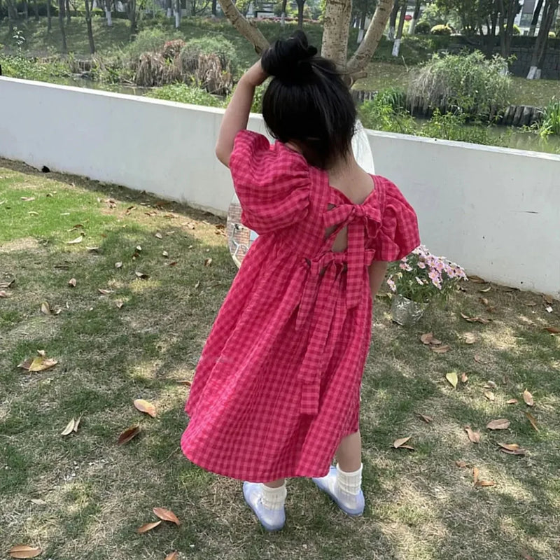 Elegant Lolita Child Big Girls Midi Dress