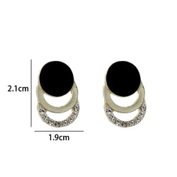 Elegant Circle Charms Earrings