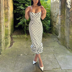 Sleeveless High Waist Slim Ruched Long Dress