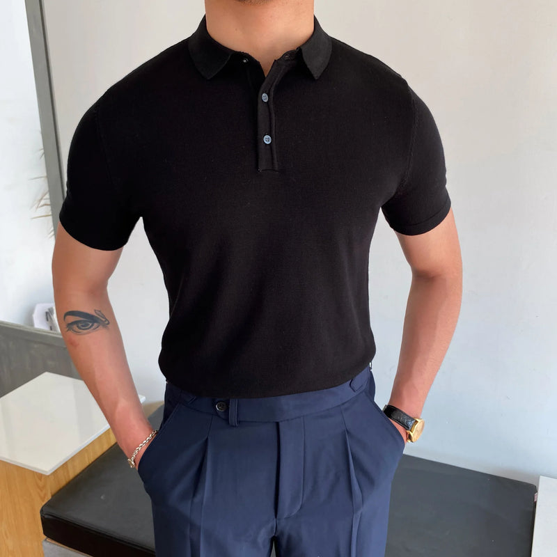 Summer Cotton Men Polo Shirt Business