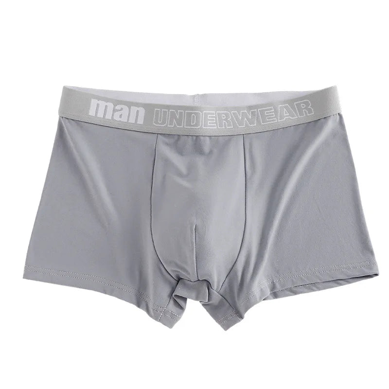 Man Underwear Solid Cotton