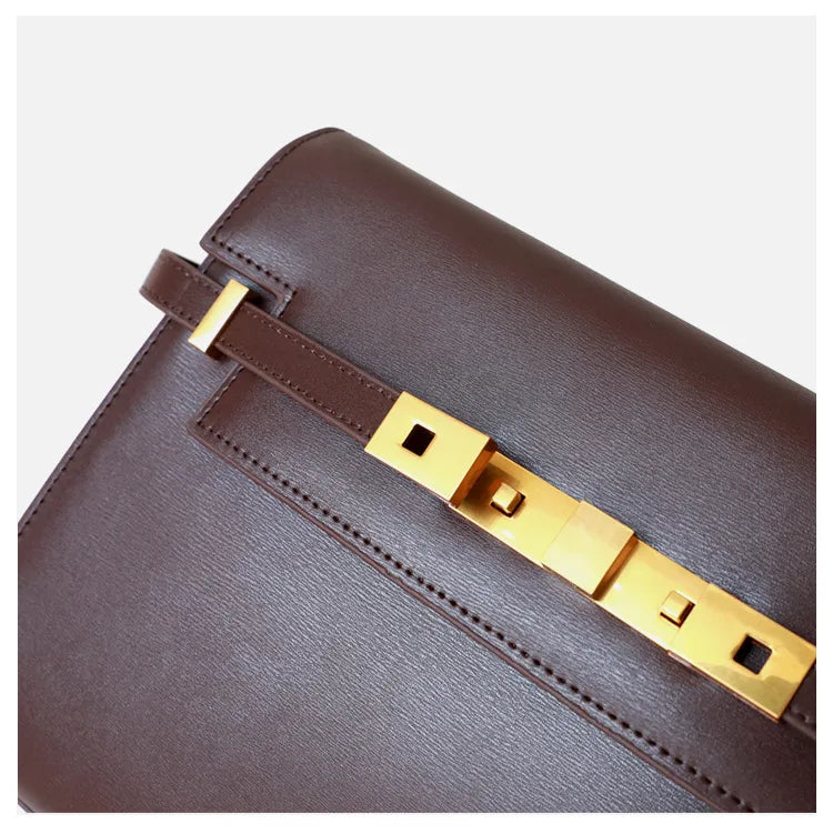 CAMINA Leather Shoulder Crocodile Handbag