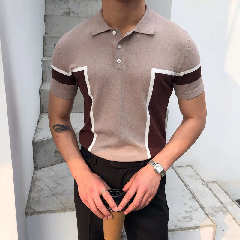 Summer Cotton Men Polo Shirt Business