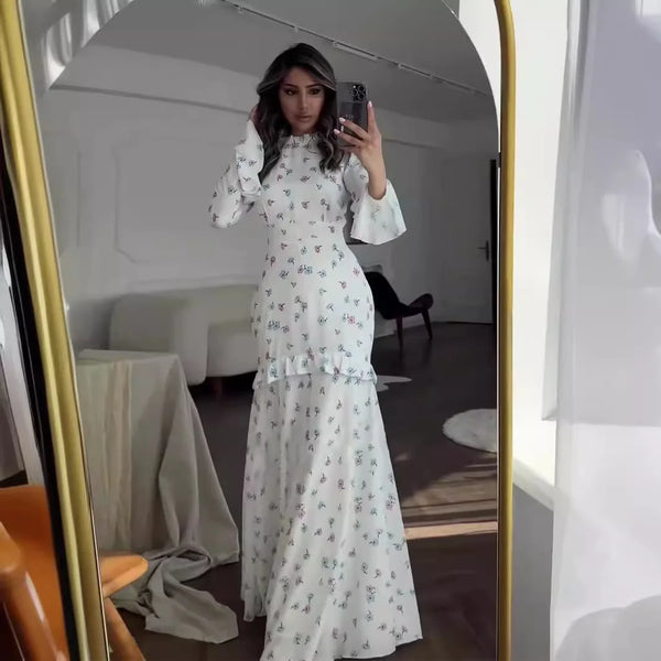 Flower light white Dress