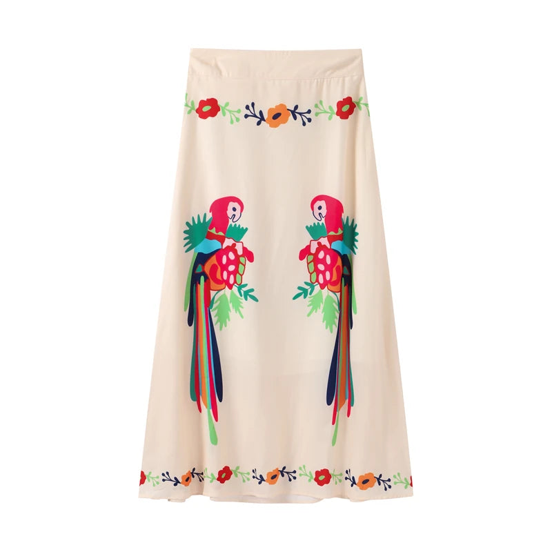 Chic Flying Sleeve Square Neck Sleeveless Set