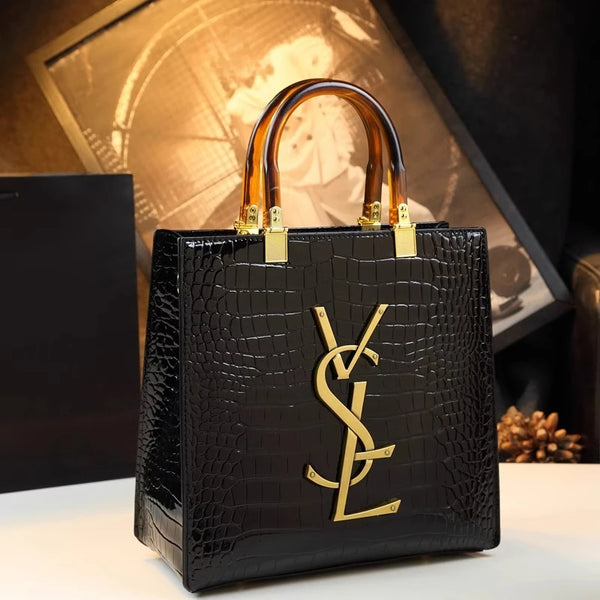 Spring Elegant all-match alligator pattern bag