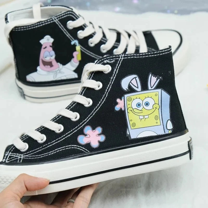sneakers Spongebob Squarepants student skates girls