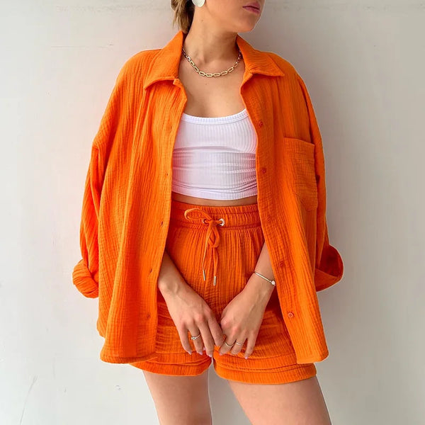 Casual Loose Short Pants Sets