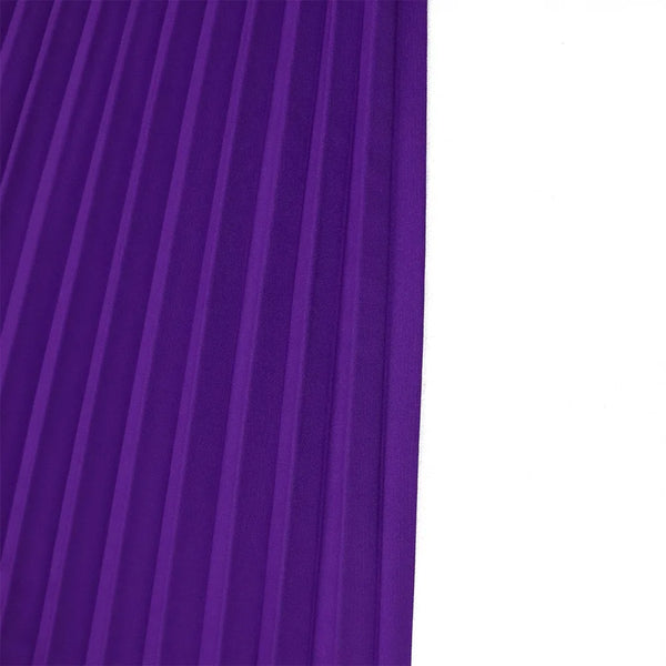Elegant Pleated Skirts High Waisted Belt