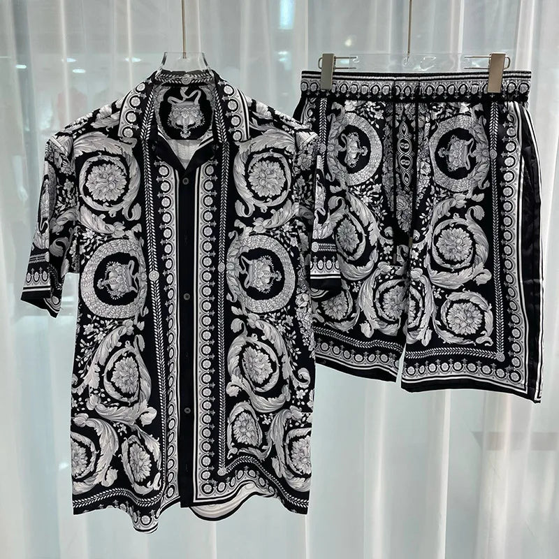 Summer Short Sleeve Shirts Ropa Para Hombre