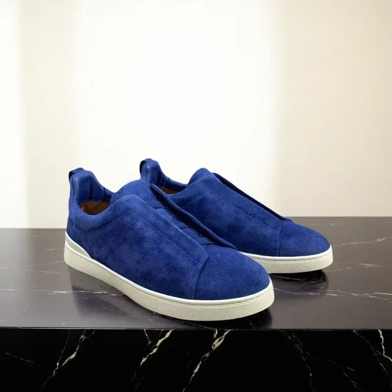 Top Layer Cow Leather Breathable Summer Shoes