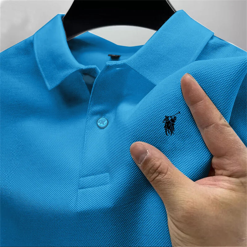 Summer high-end men's polo shirt