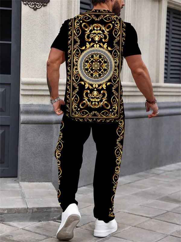 Summer Short Sleeve And Trousers Lion