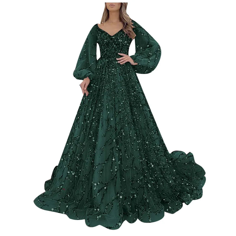 VEITCHE Shiny Sequin Dress