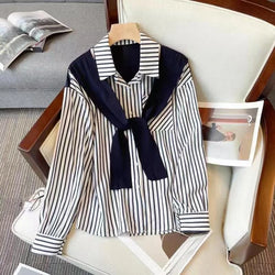 Chic Matching Shirts & Blouses Trend Elegant Top