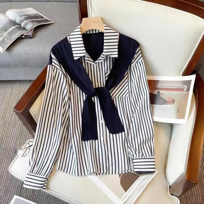 Chic Matching Shirts & Blouses Trend Elegant Top