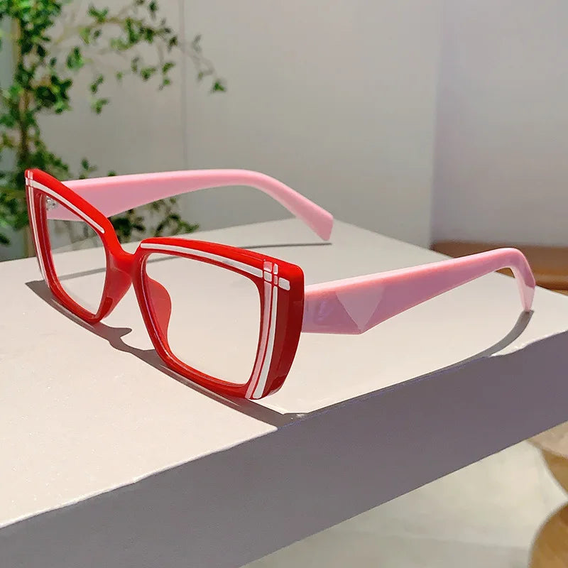 Vintage Anti Blue Light Optical Square Glasses Frame