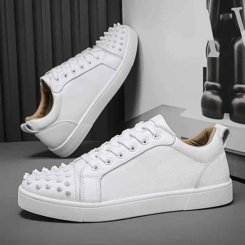 Casual Men Designer Rivet Punk Board Shoes