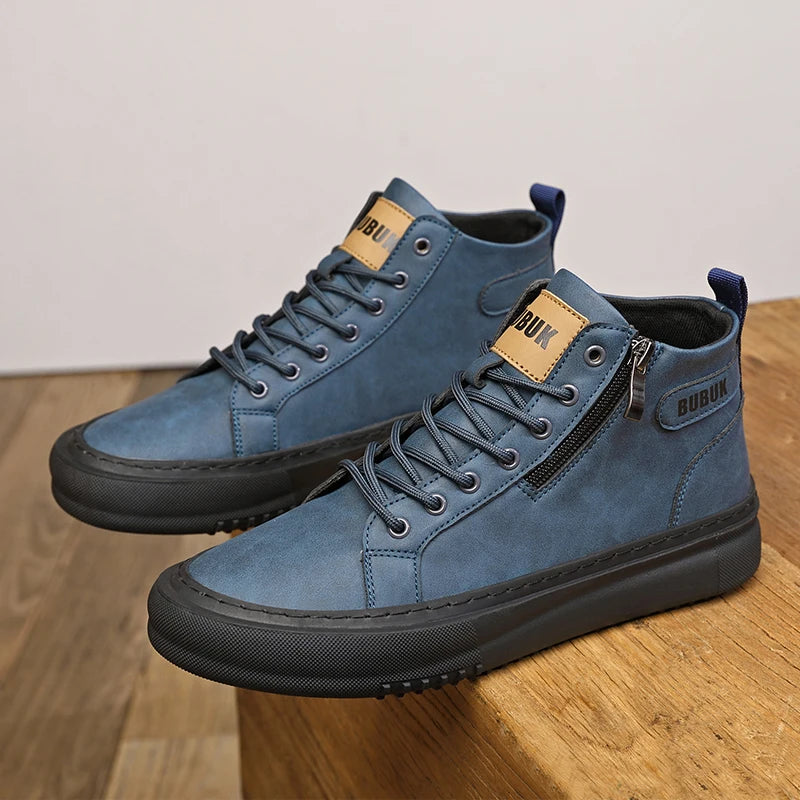 Trendy Lace-Up Lightweight Mid-Top Shoes