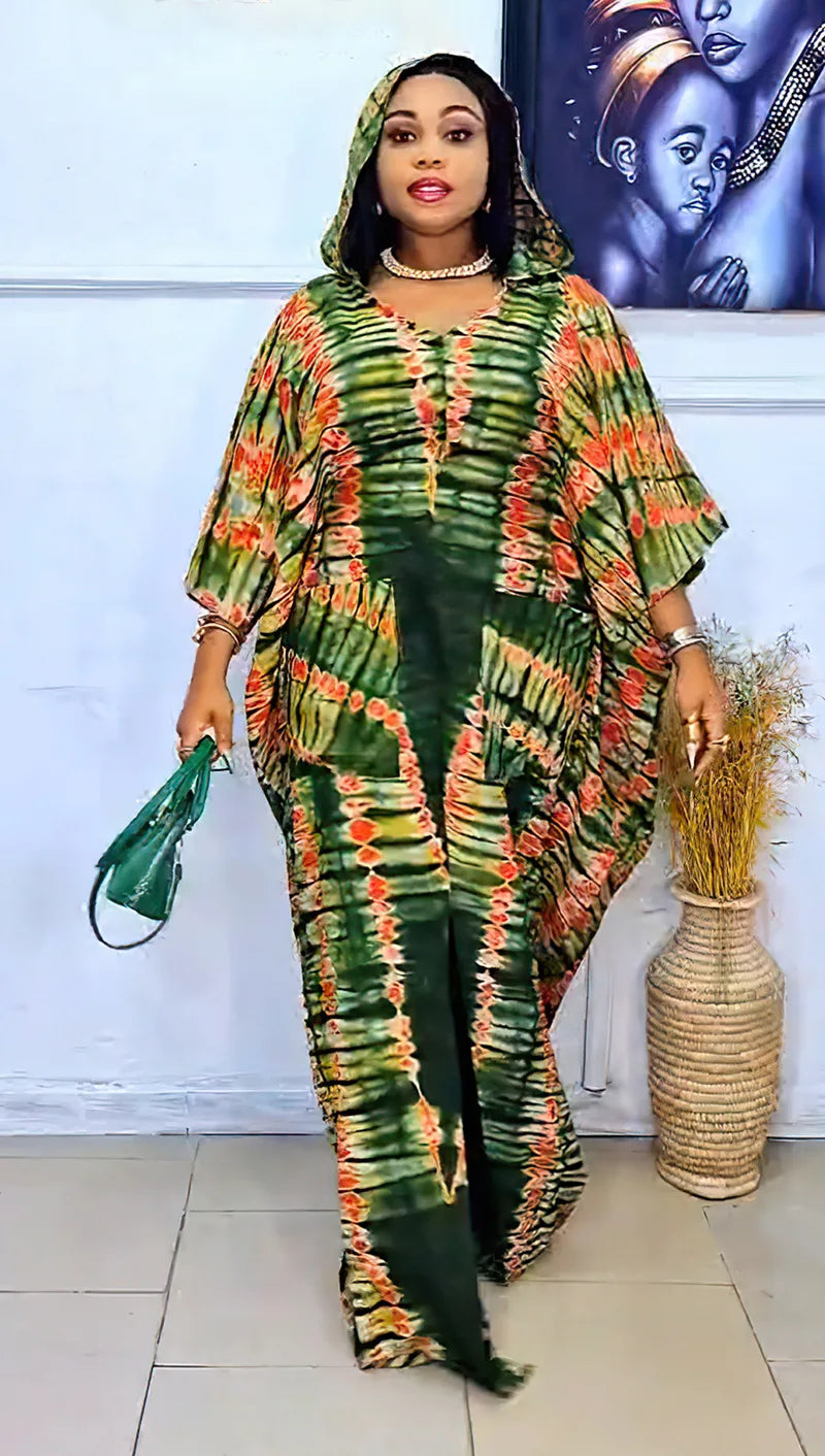 Dashiki Kaftan Maxi Long Dress