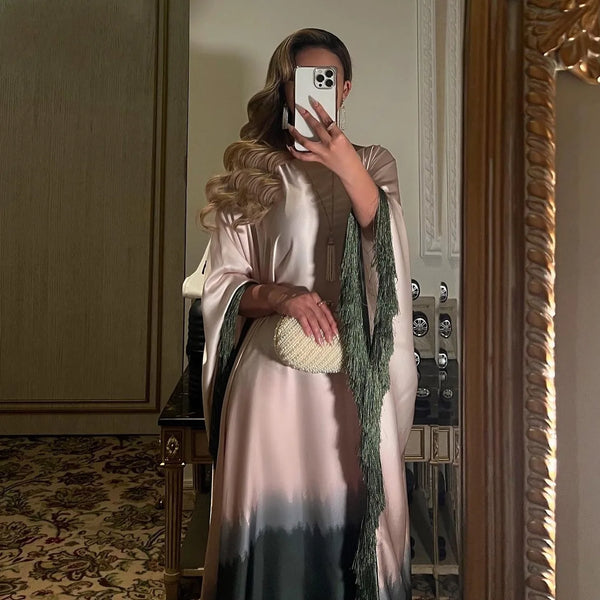 Tassel Gradient Abaya Luxury