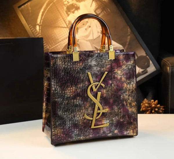 Spring Elegant all-match alligator pattern bag